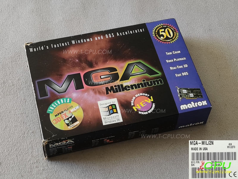 MATROX MGA Millenium MIL2N BOX