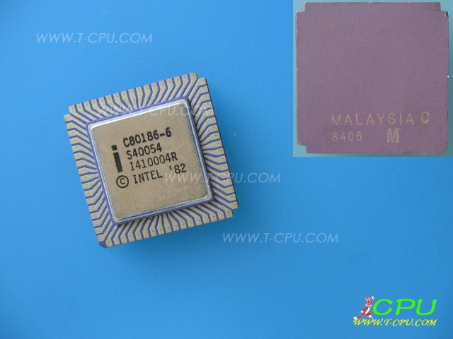 Intel C80186-6 S40054 MALAYSIA