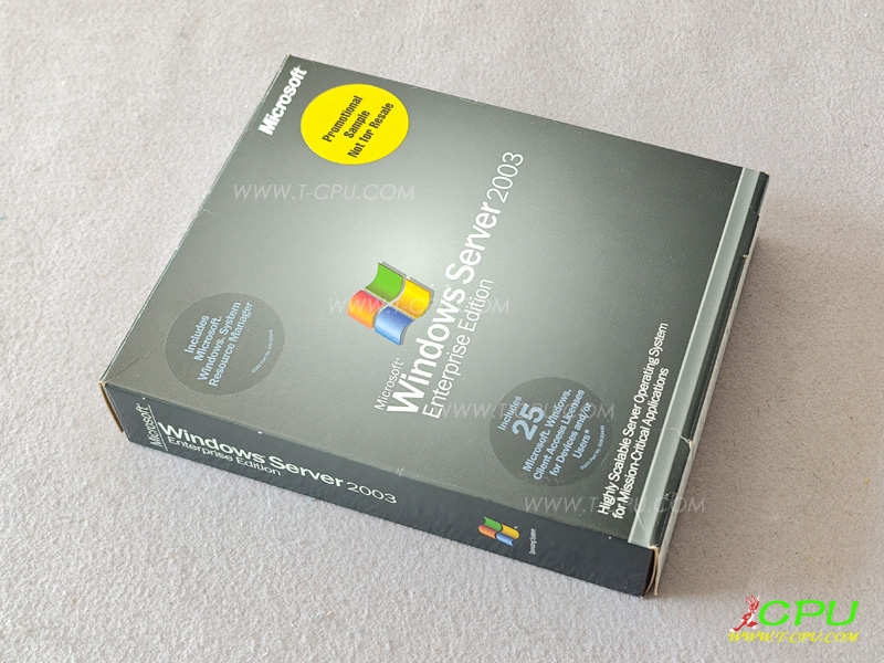Microsoft Windows Server 2003 Enterprise Edition 25 CAL English Promo BOX