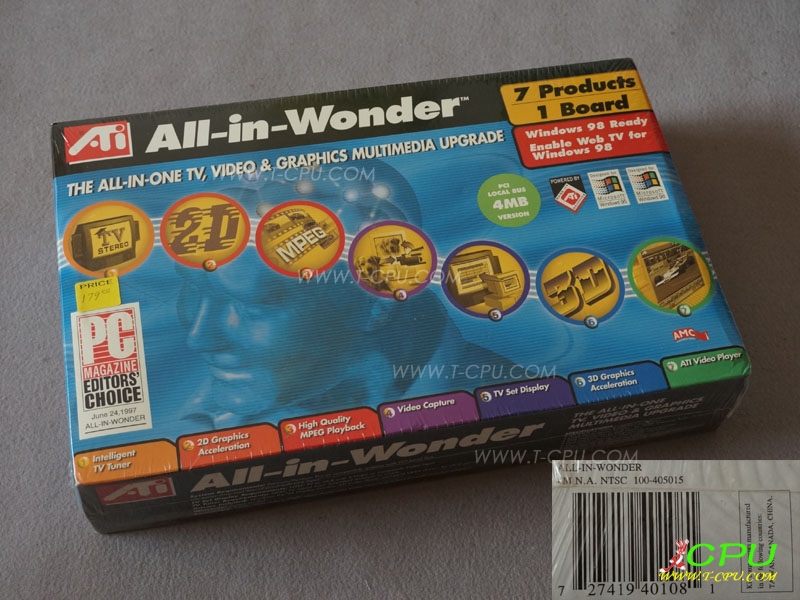 ATi All-in-Wonder TV, Video & Graphics Multimedia Upgrade 4MB NIB