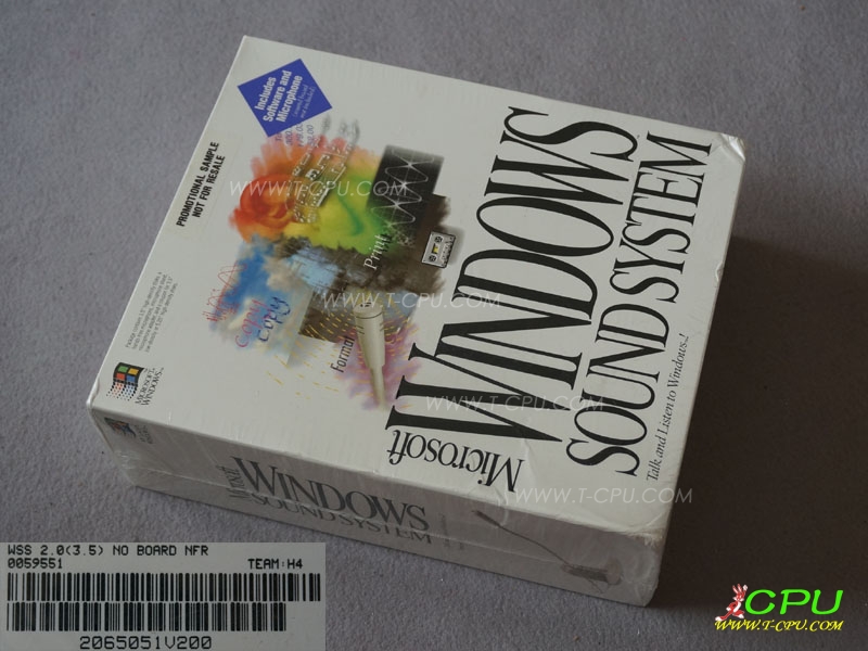 Microsoft WINDOWS Sound System WSS 2.0 NIB