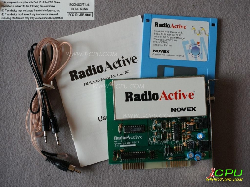 Radio Active FM Radio Card BOX