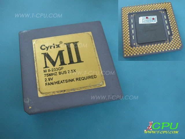 Cyrix MII-233GP 75 gold B