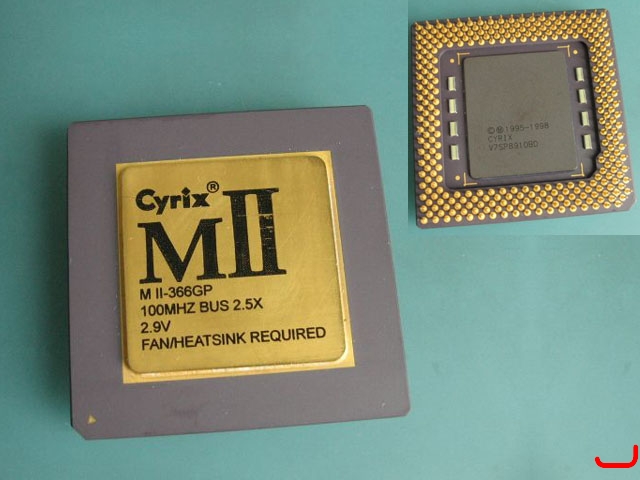 Cyrix MII-366GP 100 gold B