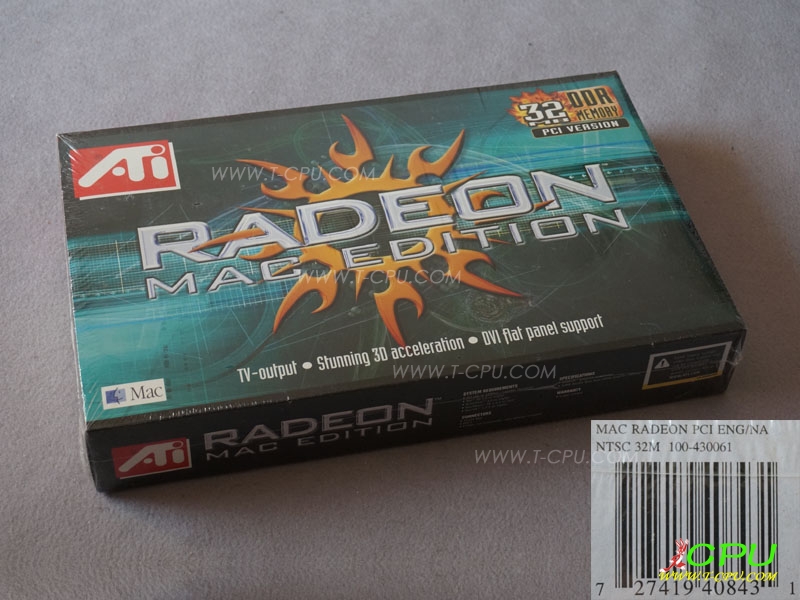 ATI Radeon 32 MB PCI for MAC NIB