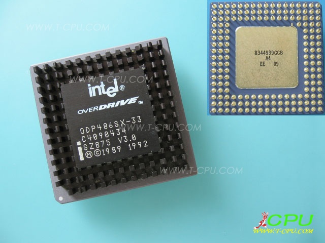 Intel ODP486SX-33 SZ875 A4