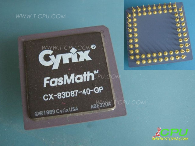 Cyrix FasMath CX-83D87-40-GP