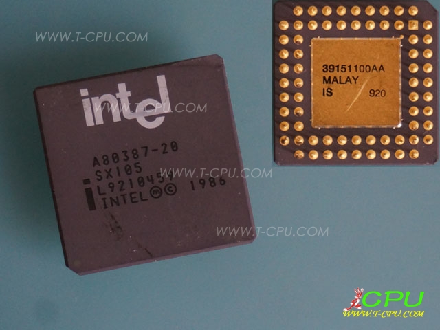 Intel A80387-20 SX105 MALAY 1986 B