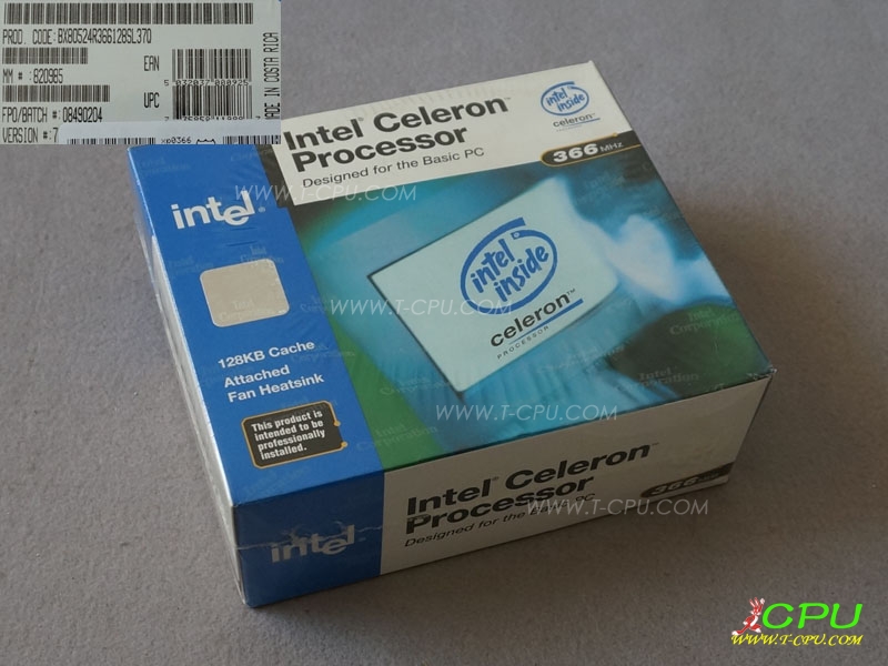 Intel BX80524R366128 SL37Q COSTA RICA NIB