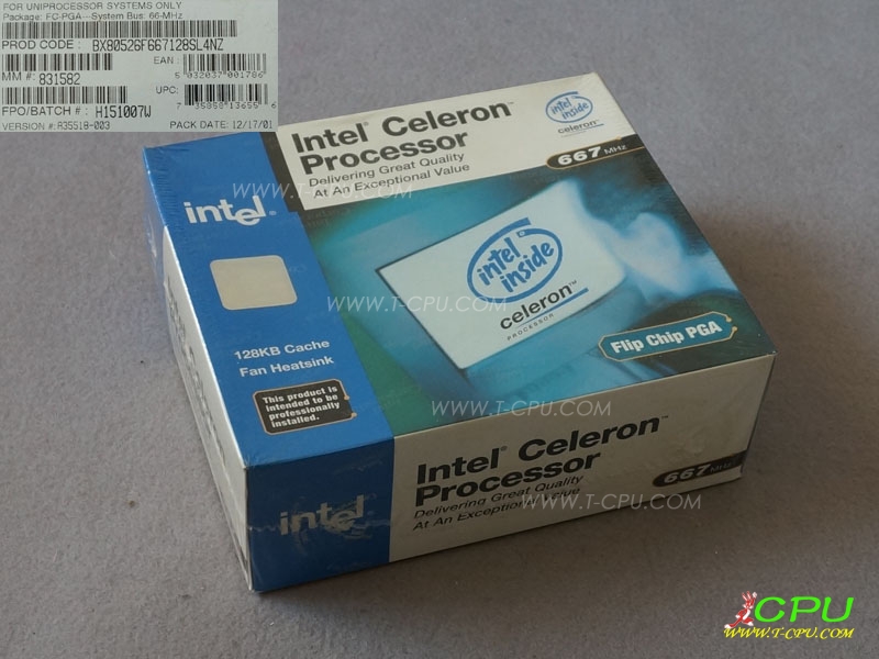 Intel BX80526F667128 SL4NZ C FC-PGA NIB