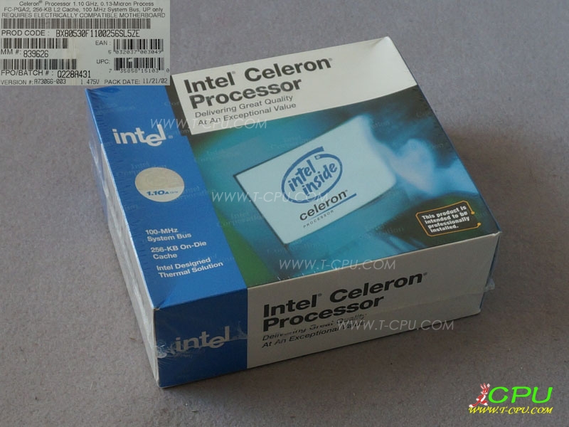 Intel BX80530F1100256 SL5ZE T NIB